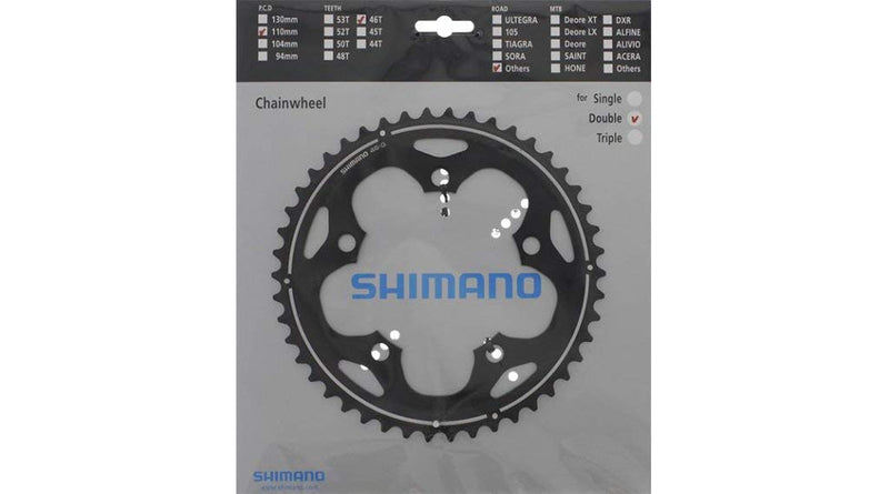Shimano FC-CX50 chainring, 46T G-type, silver