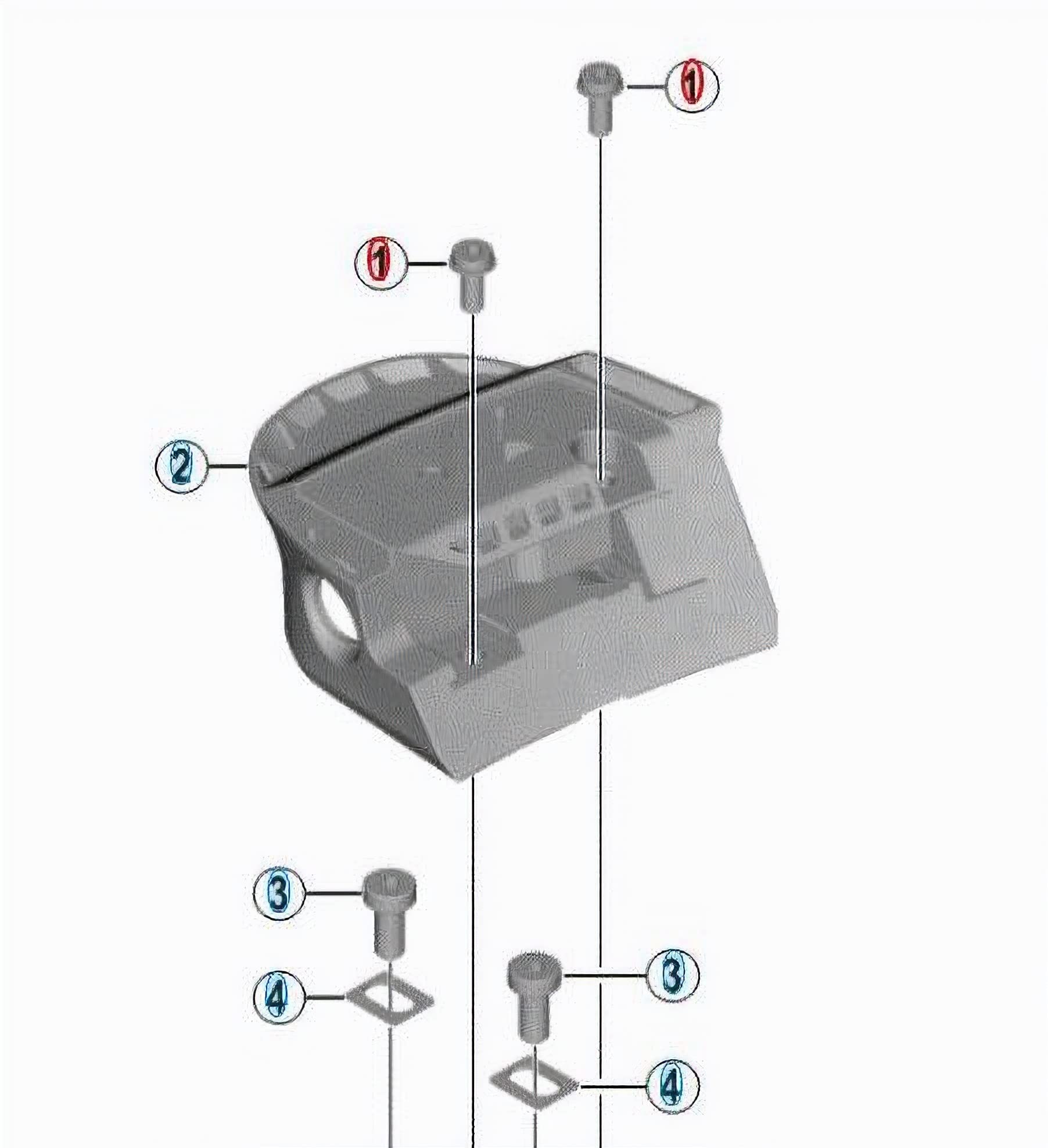 Shimano BM-E8010 M4 bolt key cover
