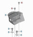 Shimano BM-E8010 M5 bolt lower case F