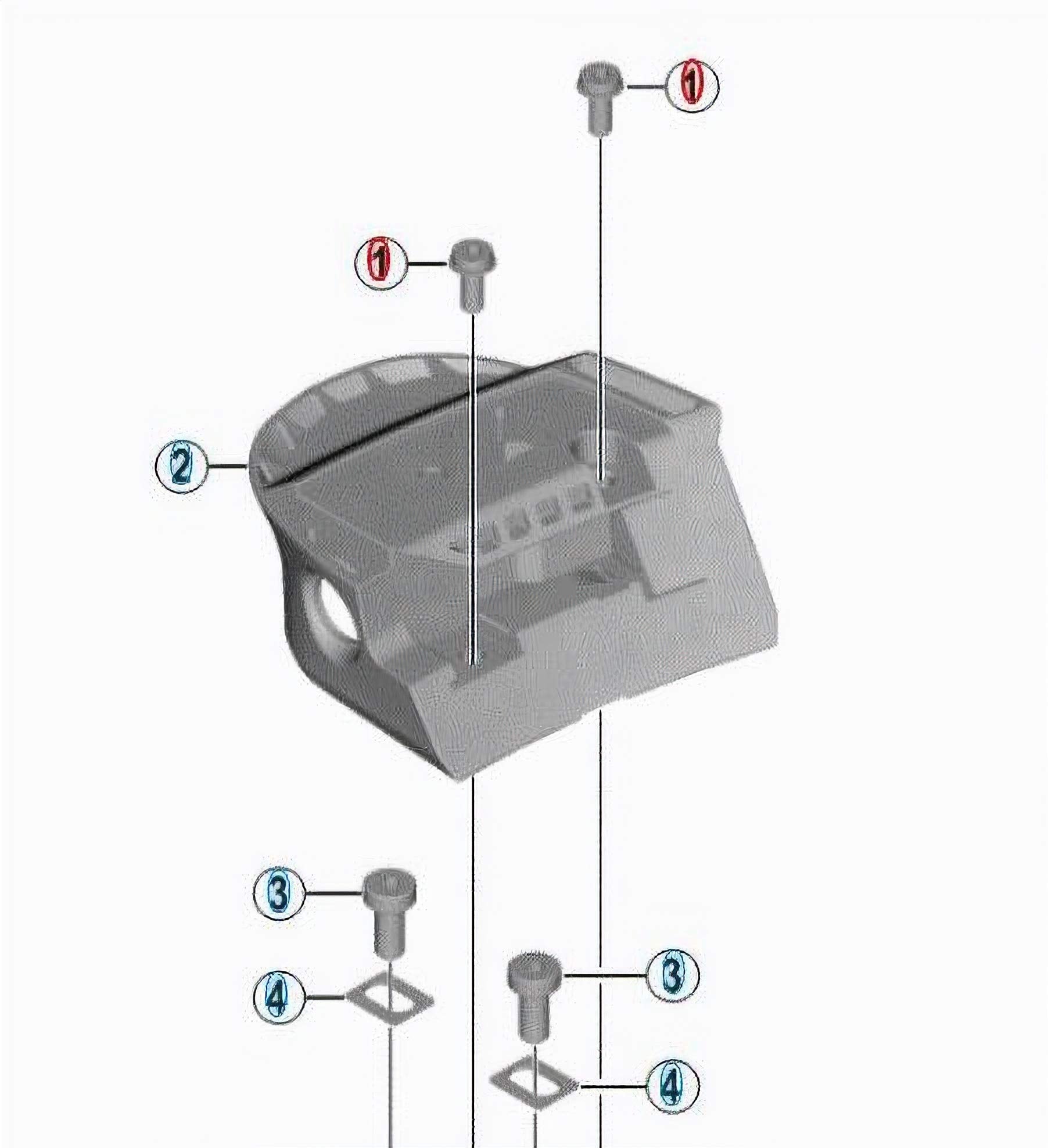 Shimano BM-E8010 M5 bolt lower case F