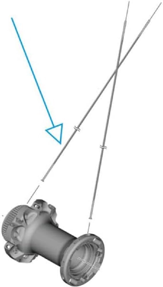 Shimano WH-R9270-C60-HR-TU-F right hand spoke, 250 mm