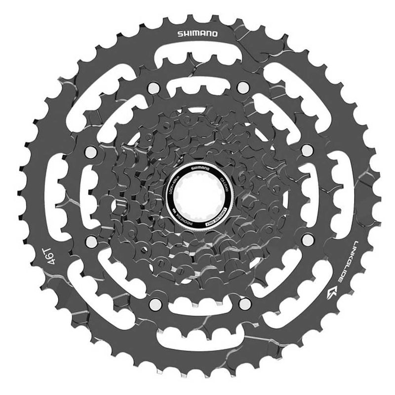 Shimano CS-LG400-9 CUES Link Glide cassette, 9-speed, 11 - 36T