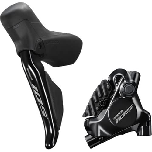 Shimano ST-R7170 105 Di2 hydraulic disc STI set, flat mount calliper, left rear