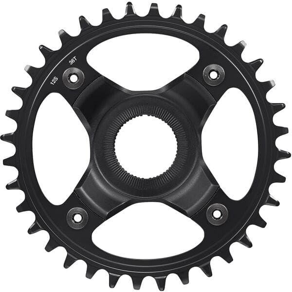 Shimano SM-CRE80-12-B chainring, 12-speed, 36T without chain guard, for chain line 55 mm
