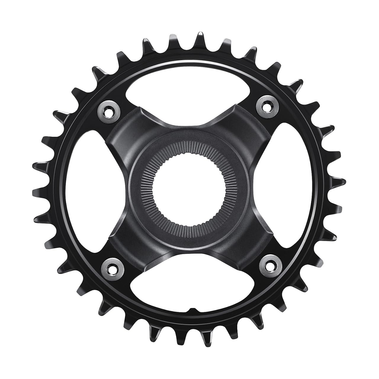 Shimano SM-CRE80-12-B chainring, 12-speed, 34T without chain guard, for chain line 55 mm