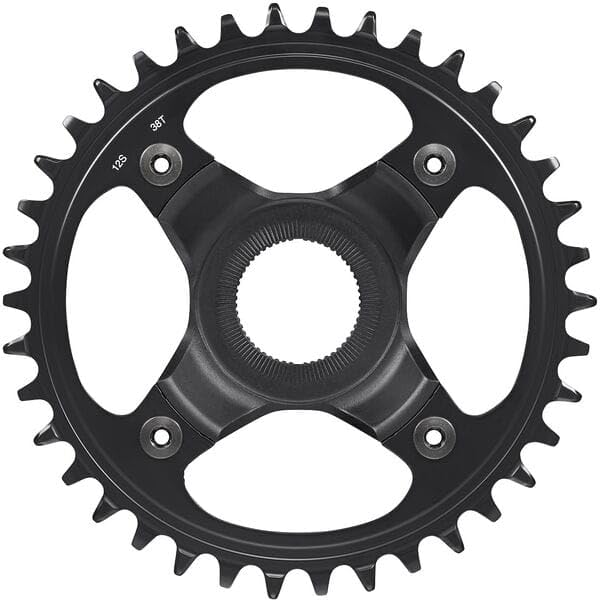 Shimano SM-CRE80-12-B chainring, 12-speed, 38T without chain guard, for chain line 55 mm