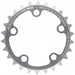 Shimano CR-ET600 chainring, 38T without chain guard, for chain line 50 mm, silver