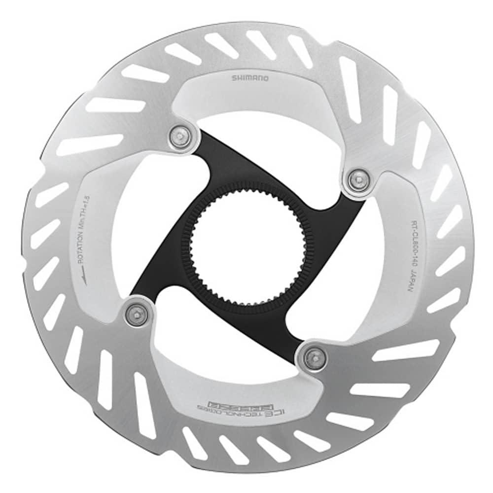 Shimano RT-CL800 Ice Tech FREEZA rotor with internal lockring, 140 mm