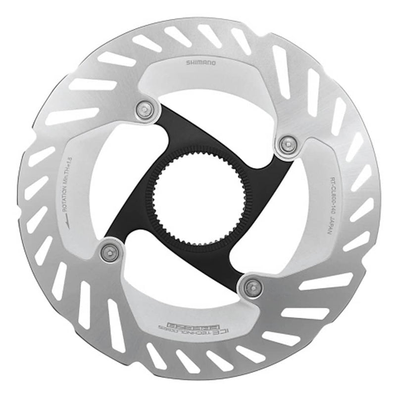Shimano RT-CL800 Ice Tech FREEZA rotor with internal lockring, 140 mm
