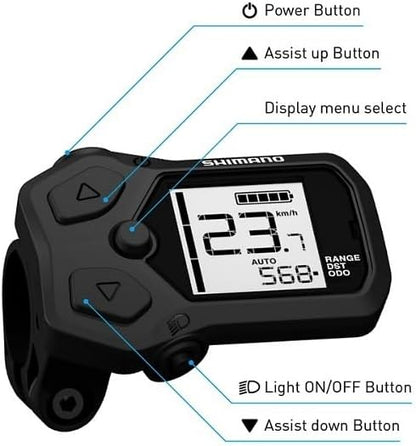 Shimano SC-EN500 cycle computer, 22.2 mm clamp