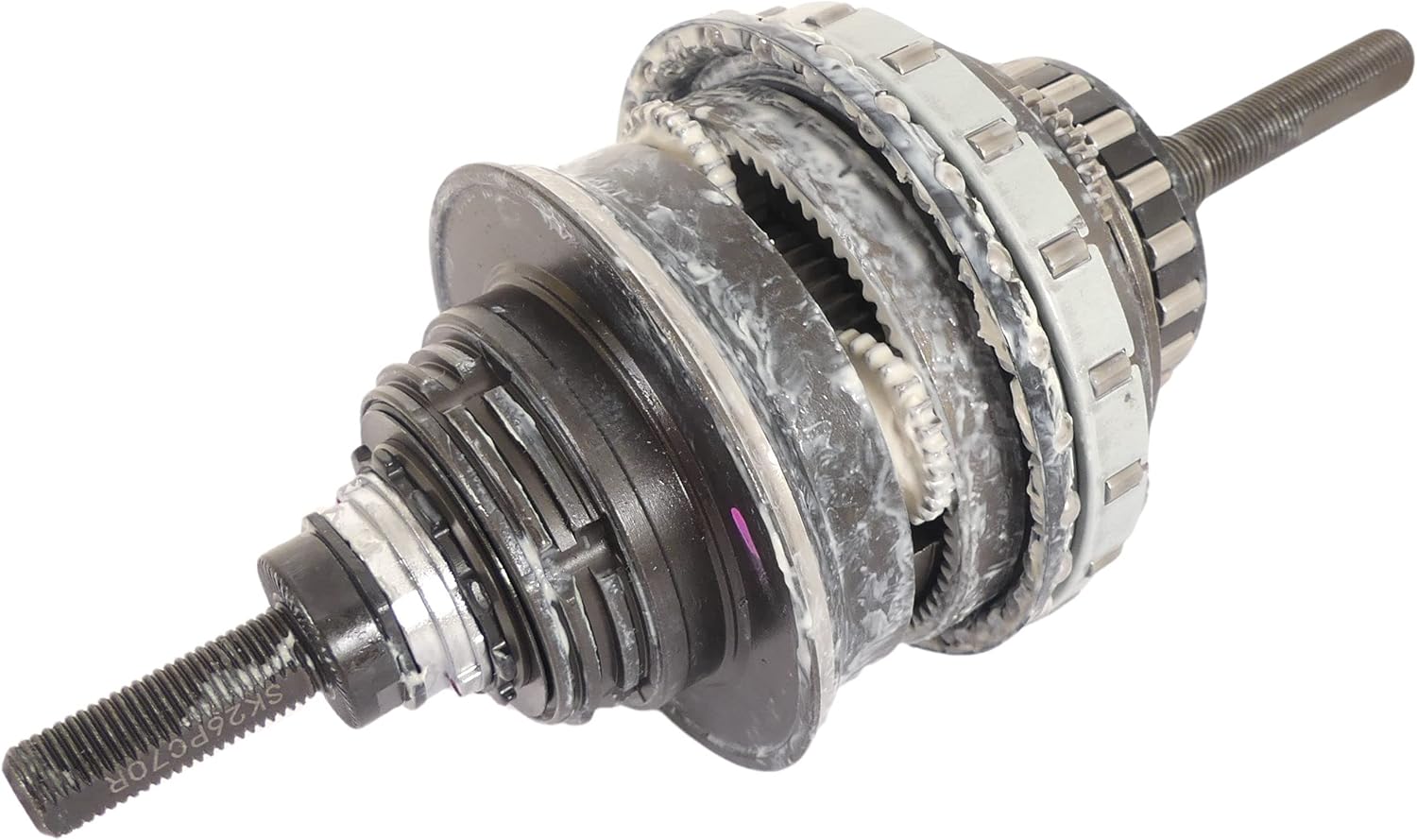 Shimano SG-C7000-5R5V internal assembly axle length, 187 mm