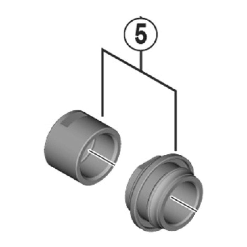 Shimano FH-R7070 left hand lock nut and cone with dust cover