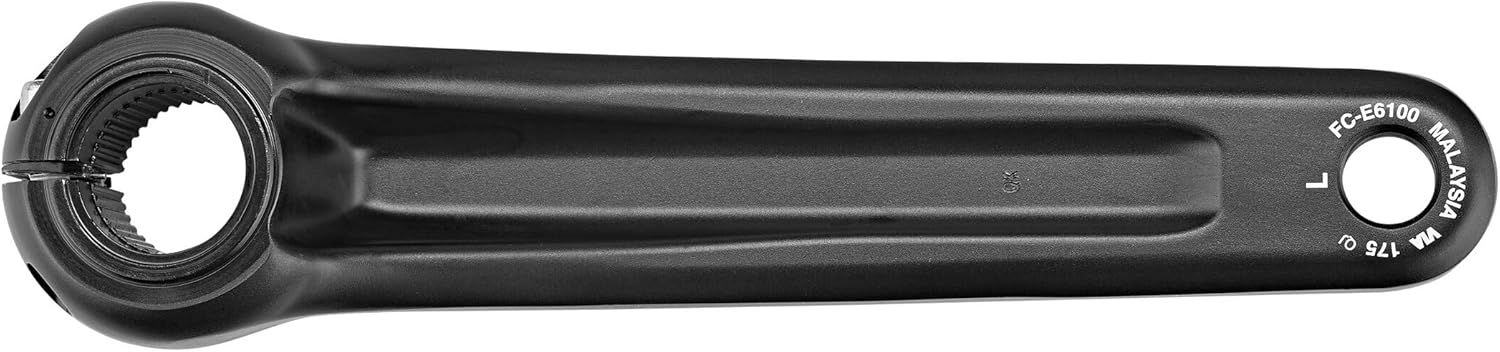 Shimano FC-E6100 left hand crank arm unit, 175 mm, black