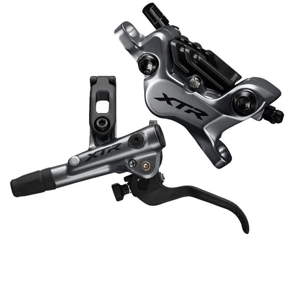 Shimano BR-M9120 XTR bled I-spec-EV ready brake lever/Post mount 4 pot calliper, front