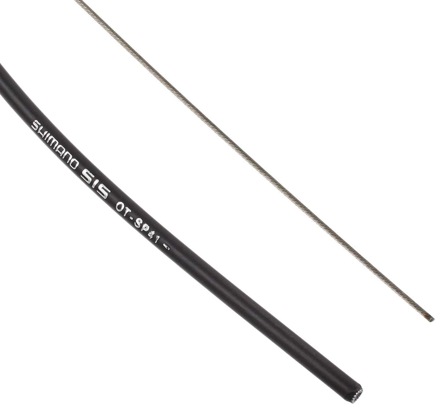 Shimano MTB gear cable set for rear only, stainless steel inner, black
