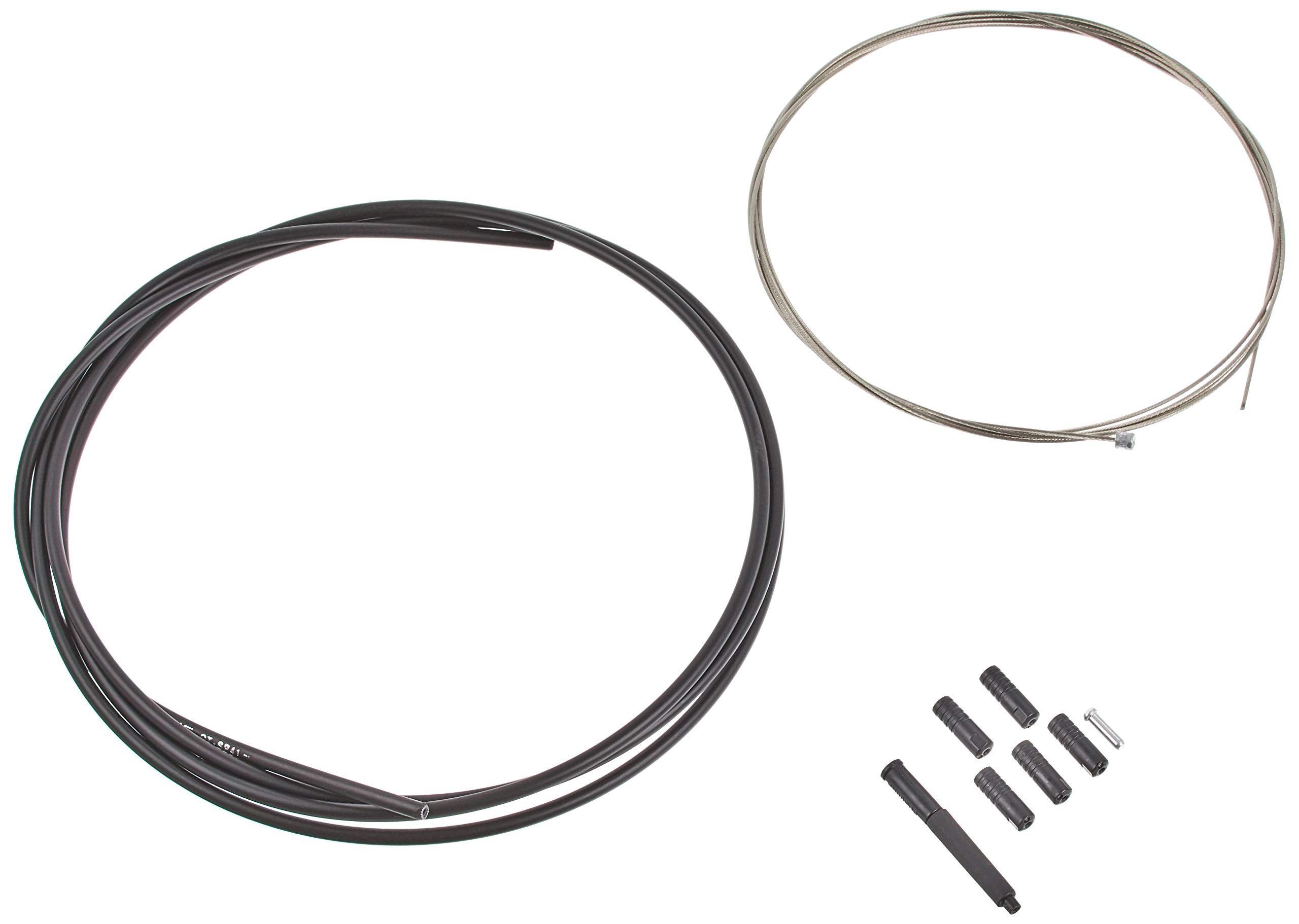 Shimano MTB gear cable set for rear only, stainless steel inner, black