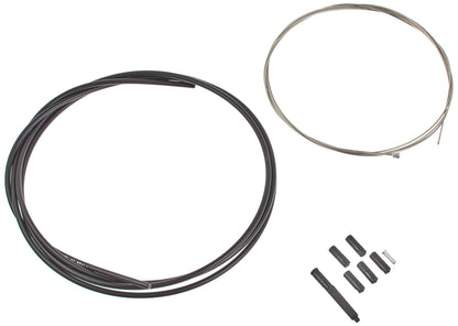 Shimano MTB gear cable set for rear only, stainless steel inner, black