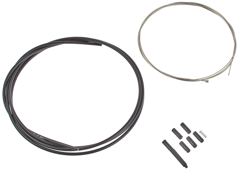 Shimano MTB gear cable set for rear only, stainless steel inner, black