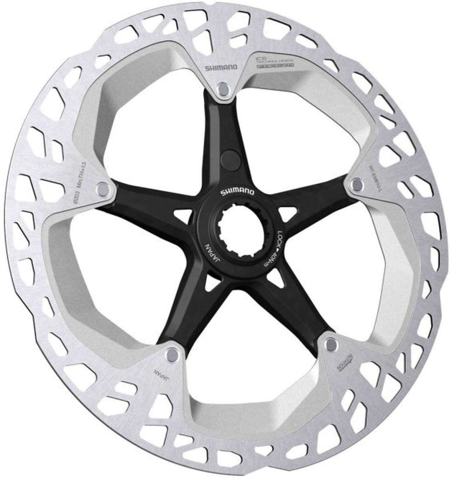 Shimano RT-EM810 Steps rotor, external lockring and magnet, Ice Tech FREEZA, 180 mm