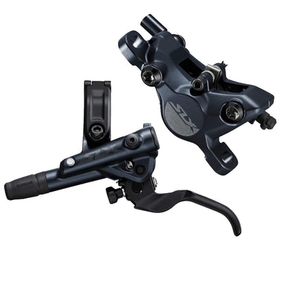 Shimano BR-M7100/BL-M7100 SLX bled brake lever/post mount calliper, rear left