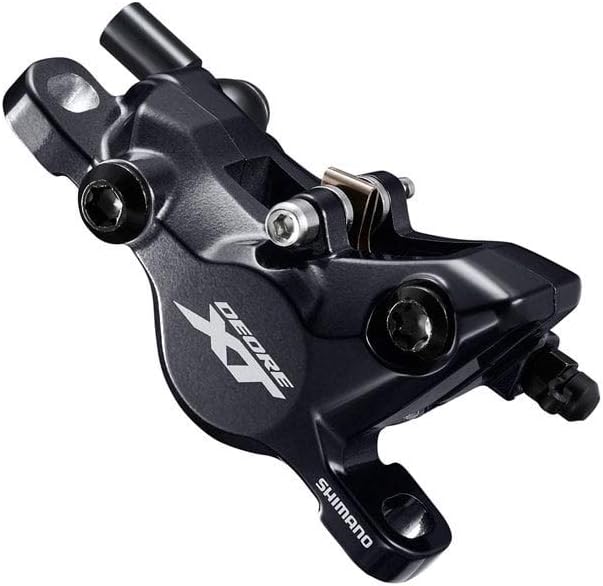 Shimano BR-M8100/BL-M8100 XT bled brake lever/post mount calliper, front right