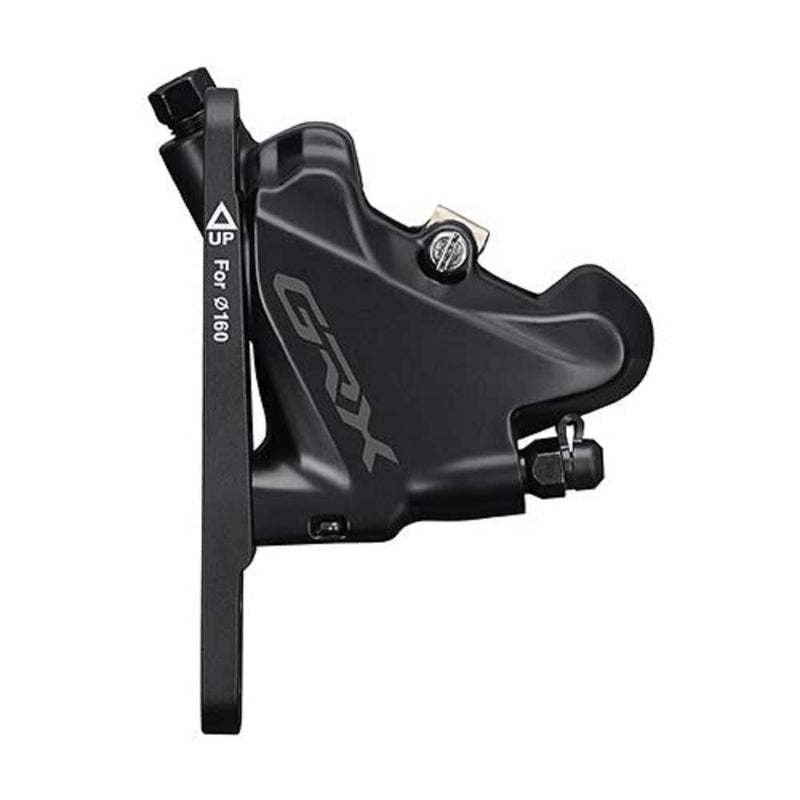 Shimano BR-RX400 GRX-RX calliper, flat mount, with adapter for 140/160 mm, front