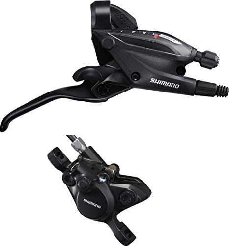 Shimano ST-EF505 hydraulic 7-speed STI bled with BR-MT200 calliper, right front