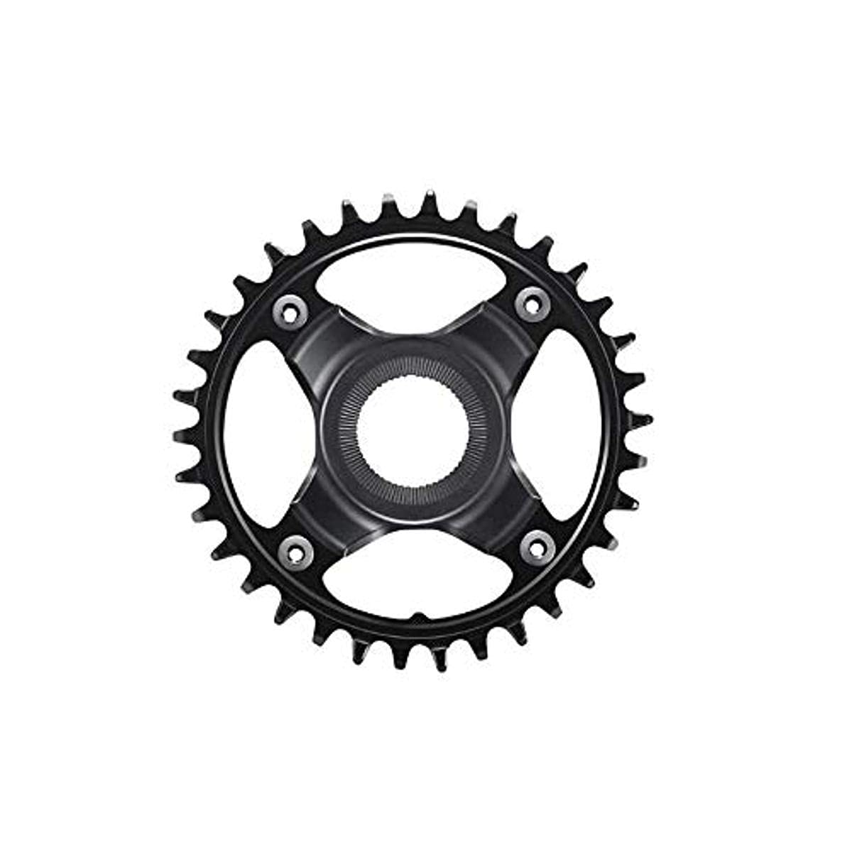 Shimano SM-CRE80-12-B chainring, 36T for chainline 53 mm, without chainguard, black
