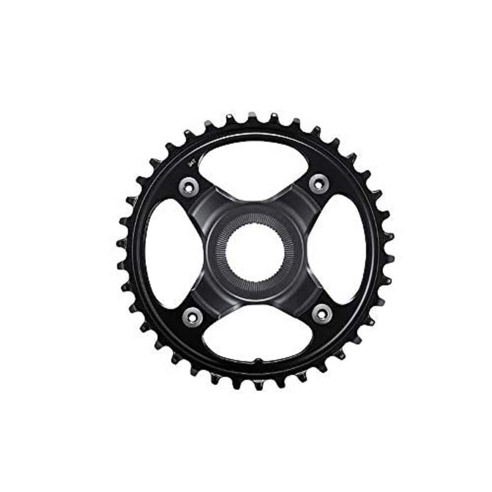 Shimano SM-CRE80-12-B chainring, 38T for chainline 53 mm, without chainguard, black