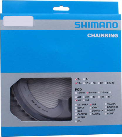 Shimano FC-R7000 chainring, 52T-MT for 52-36T, silver