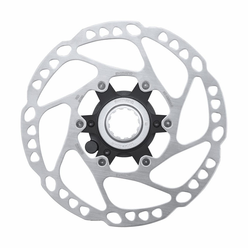 Shimano RT-EM600 Steps Center Lock disc rotor, external lockring and magnet - 160 mm