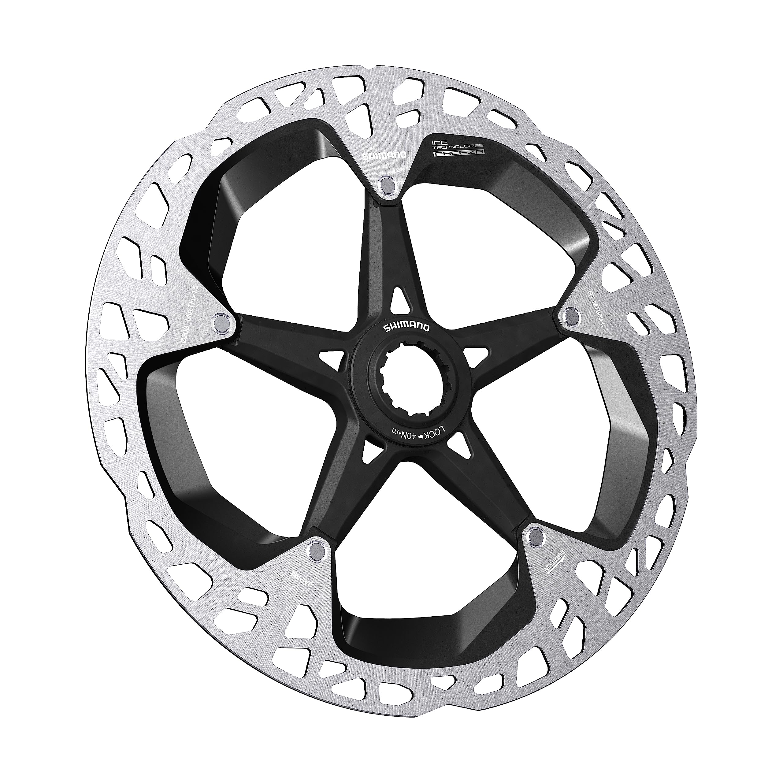 Shimano RT-MT900 disc rotor with external lockring, Ice Tech FREEZA, 180 mm