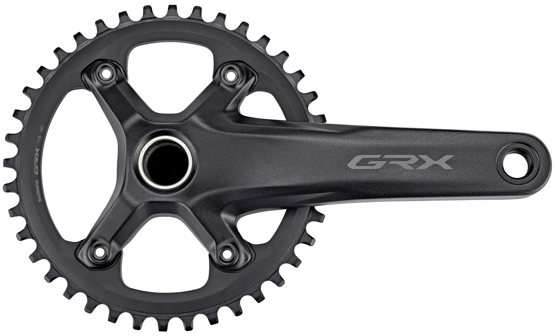 Shimano FC-RX600 GRX chainset 40T, single, 11-speed, 2 piece design, 165 mm