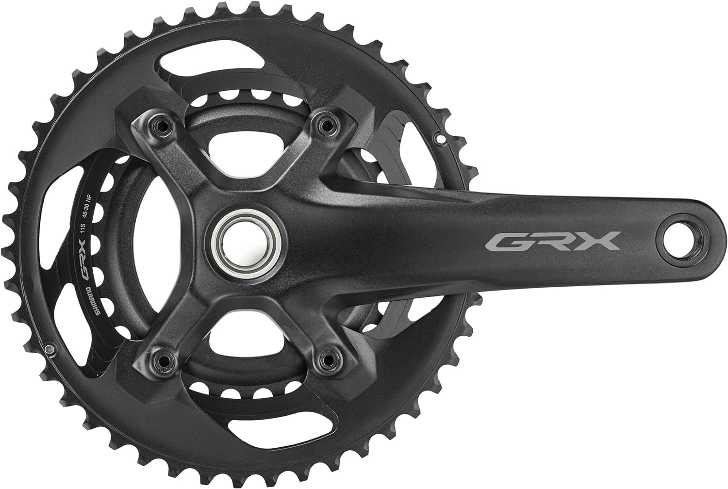 Shimano FC-RX600 GRX chainset 46 / 30, double, 11-speed, 2 piece design, 165 mm