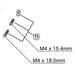 Shimano RD-M8100 stroke adjusting screws and plate