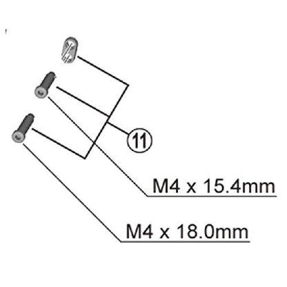 Shimano RD-M8100 stroke adjusting screws and plate