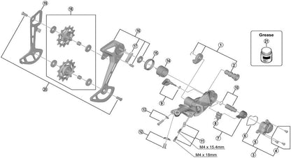 Shimano RD-M7100 bumper