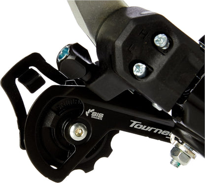 Shimano Tourney TY200 rear derailleur, 6/7-speed, with bracket, GS medium cage