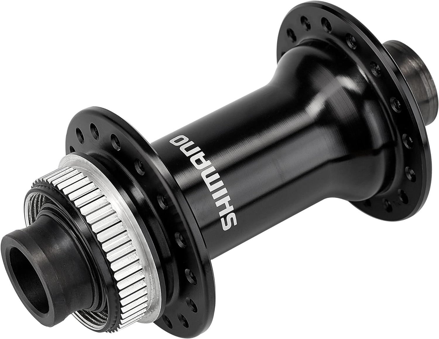 Shimano HB-MT410 front hub, for Centre Lock disc mount, 32H, 15 x 100 mm, black