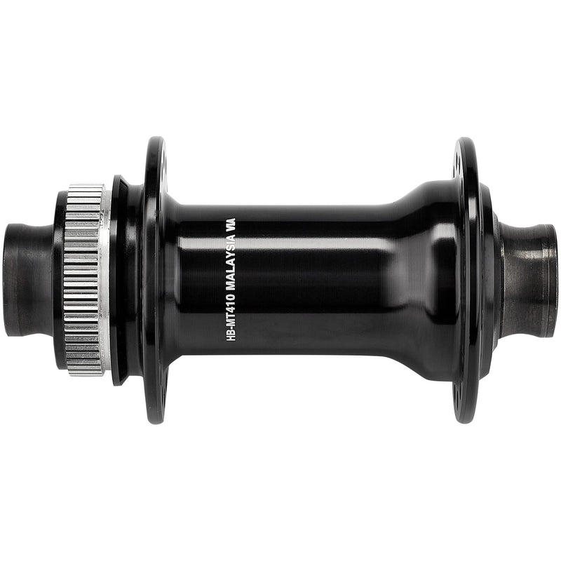 Shimano HB-MT410 front hub, for Centre Lock disc mount, 32H, 15 x 100 mm, black