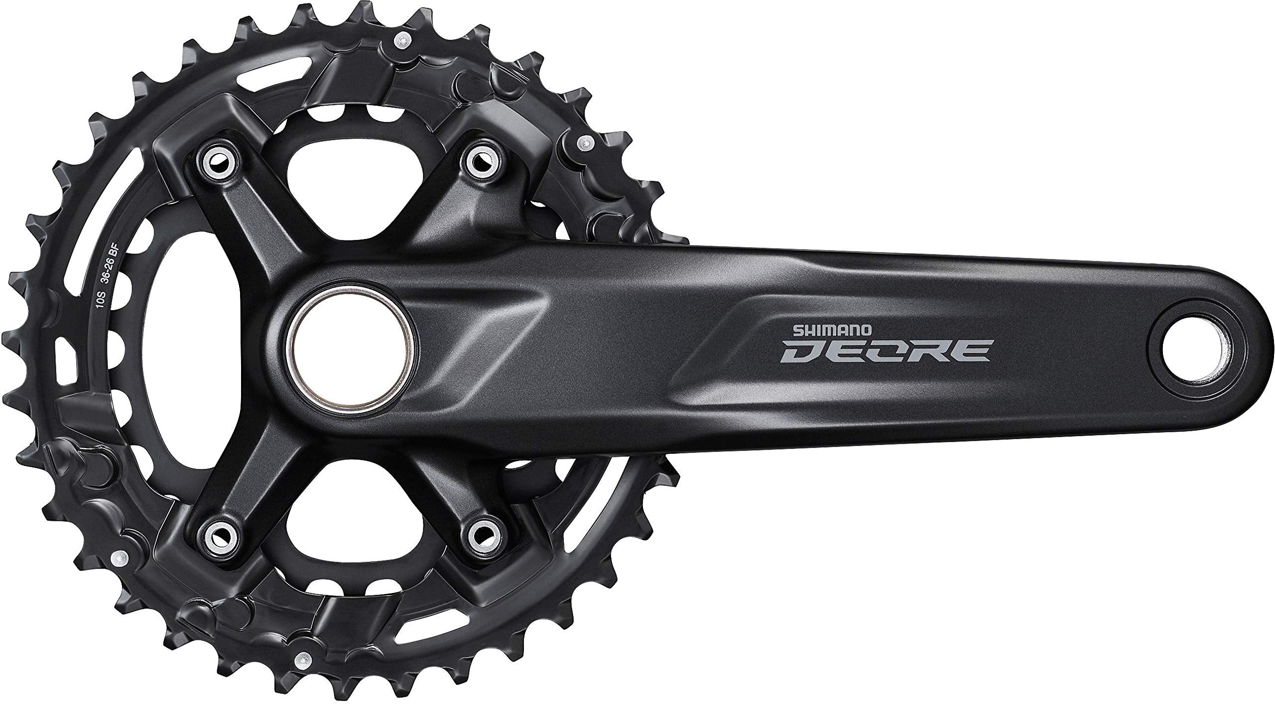 Shimano FC-M4100 Deore chainset, 10-speed, 48.8 mm chainline, 36/26T, 170 mm