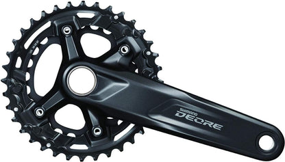 Shimano FC-M4100 Deore chainset, 10-speed, 51.8 mm Boost chainline, 36/26T, 175 mm