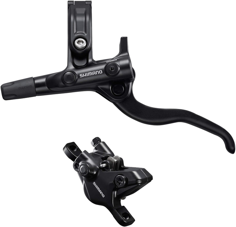 Shimano BR-MT410/BL-M4100 Deore brake lever/post mount 2 pot calliper, rear left