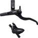 Shimano BR-MT420/BL-M4100 Deore bled brake lever/post mount 4 pot calliper, rear left
