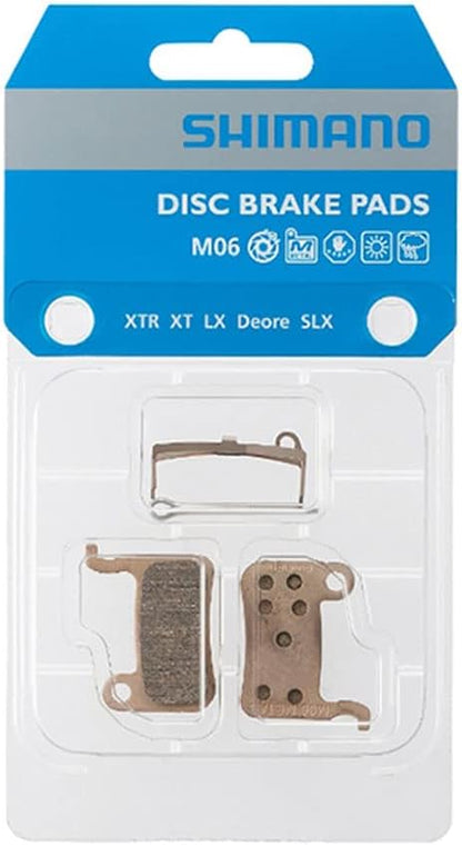 Shimano M06 disc pads and spring, steel back, metal sintered