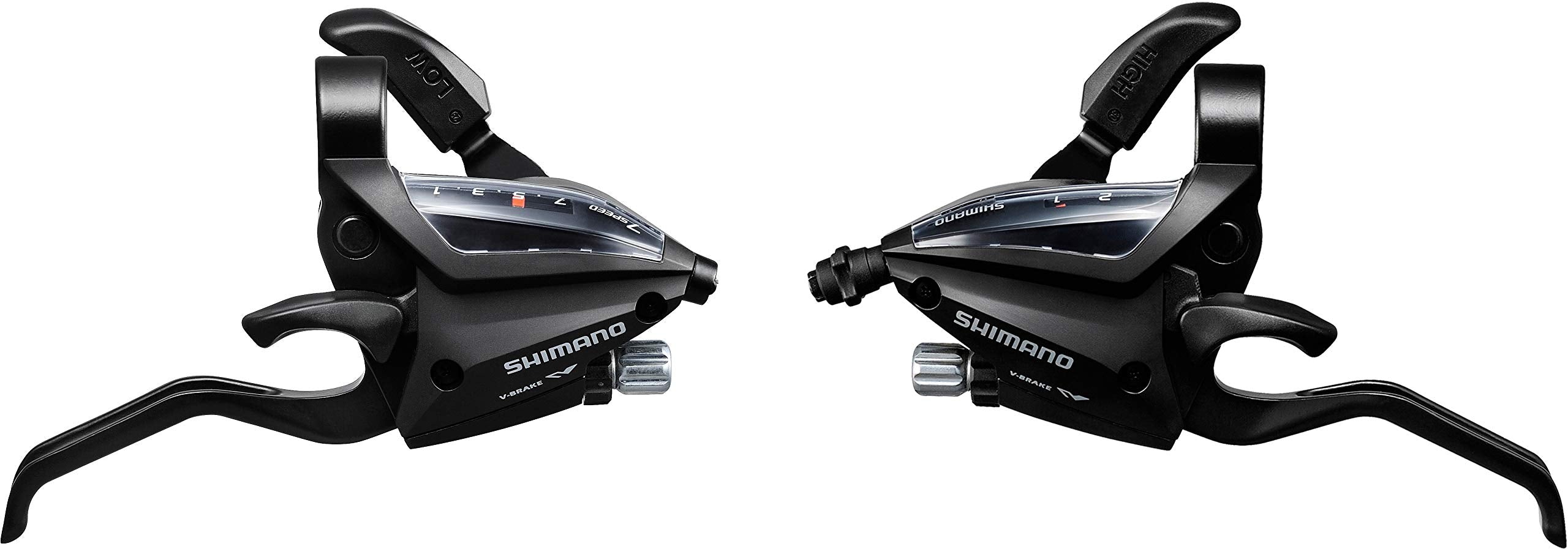 Shimano ST-EF500 EZ fire plus STI set, 2-finger lever, 2 x 7-speed, black
