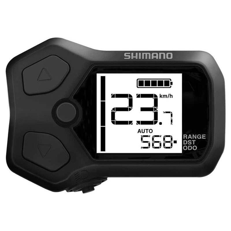 Shimano SC-E5003 STEPS cycle computer display with assist switch, for I-Spec-EV