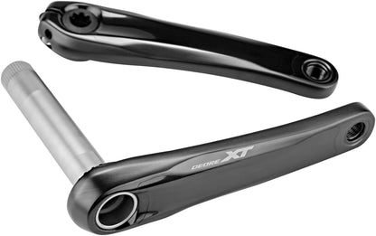 SHIMANO XT M8120 Crankset 12sp - Chain Ring Sold Separately Single 170 Mm, Black