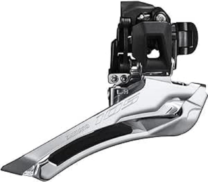 Shimano FD-R7100 105 12-speed toggle front derailleur, double 34.9 mm, black