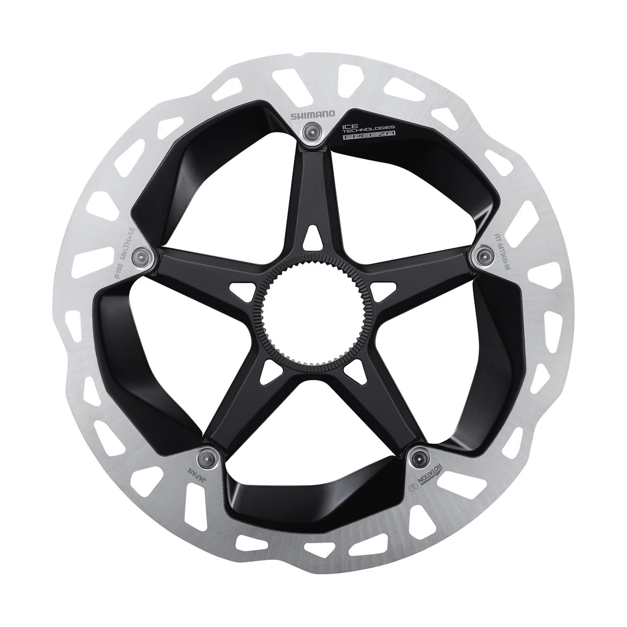 Shimano RT-MT900 Steps rotor, internal lockring and magnet, Ice Tech FREEZA, 180 mm